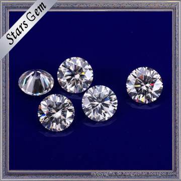 Vvs klar weiß 6mm für immer Brilliant Moissanite für Luxus-Schmuck